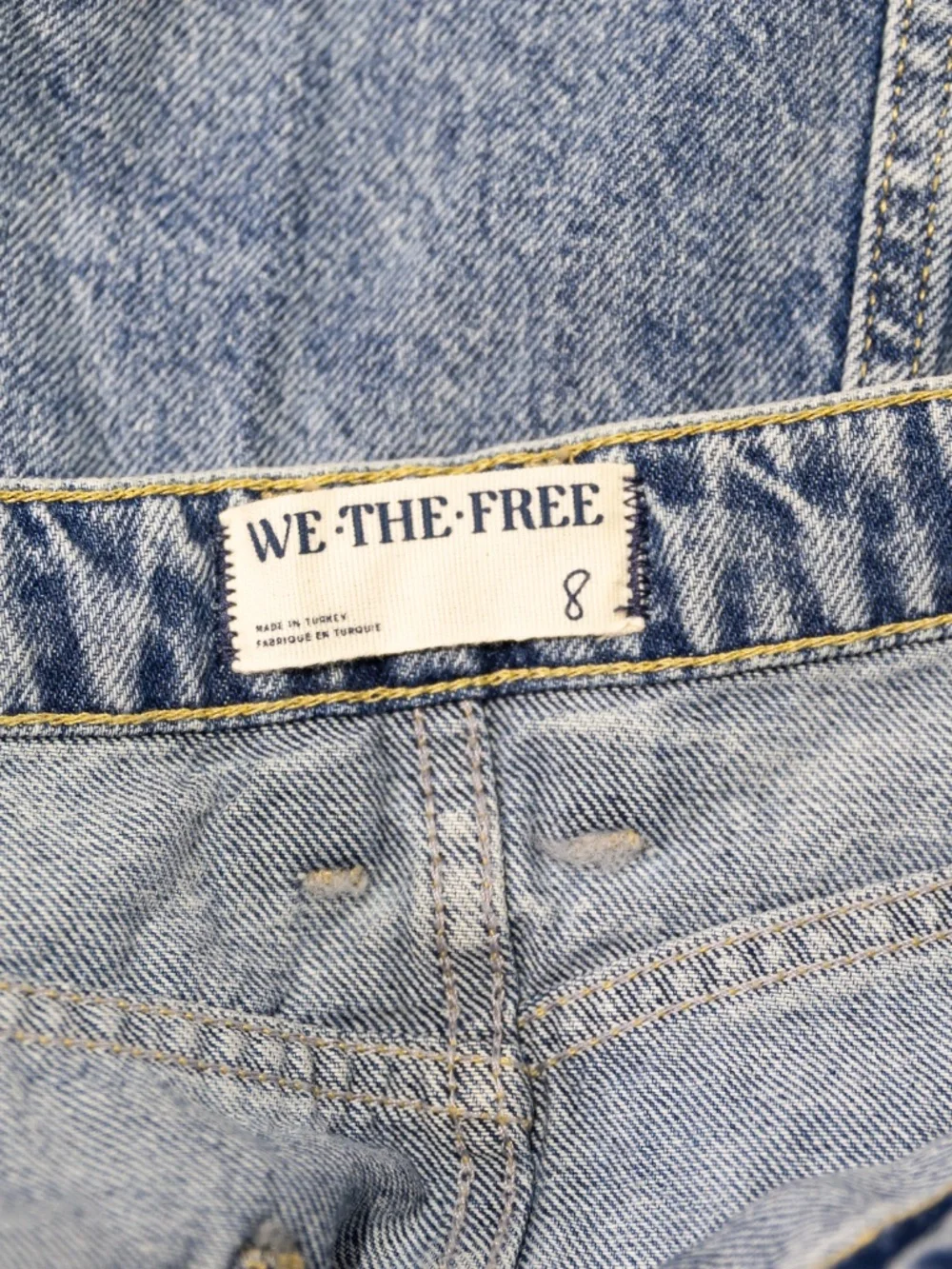 NEW Free People x We The Free Come As You Are Cotton Straight Maxi Jean Skirt 8
